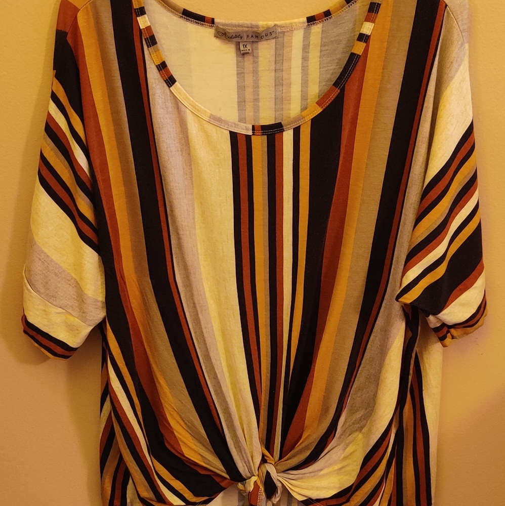 Beautiful fall colors shirt like brand new!